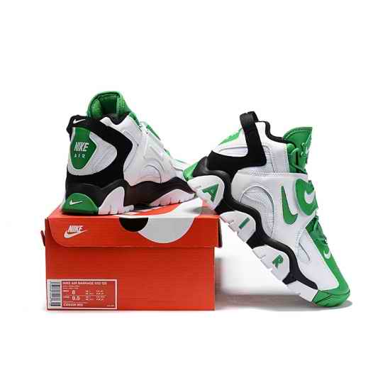 Nike Air Barrage Mid Cut Men Shoes White Green-2